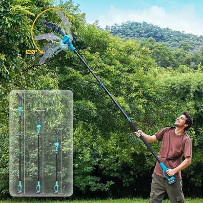 Sawven H92 Pro - 2-in-1 Cordless Telescopic Pole Chainsaw & Chainsaw (6 inch) + FREE Battery + Charger